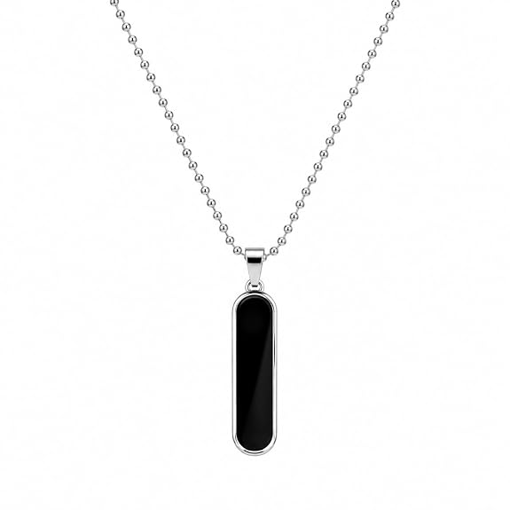 Bar Pendant Necklace - Stylish Stainless Steel