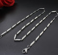 Rice Chain - Luxurious Silver Chain Necklace