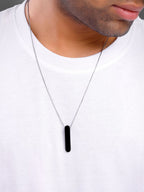 Bar Pendant Necklace - Stylish Stainless Steel