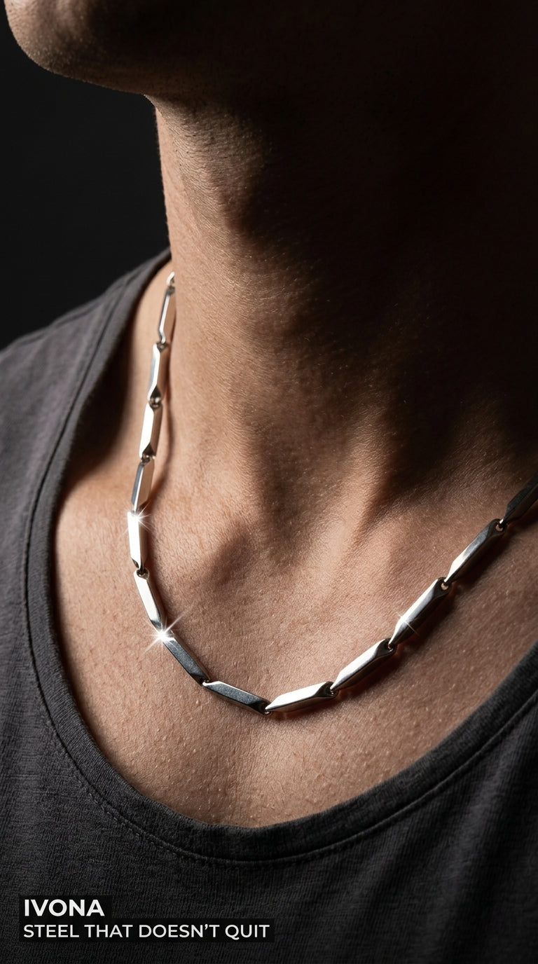 Rice Chain - Luxurious Silver Chain Necklace